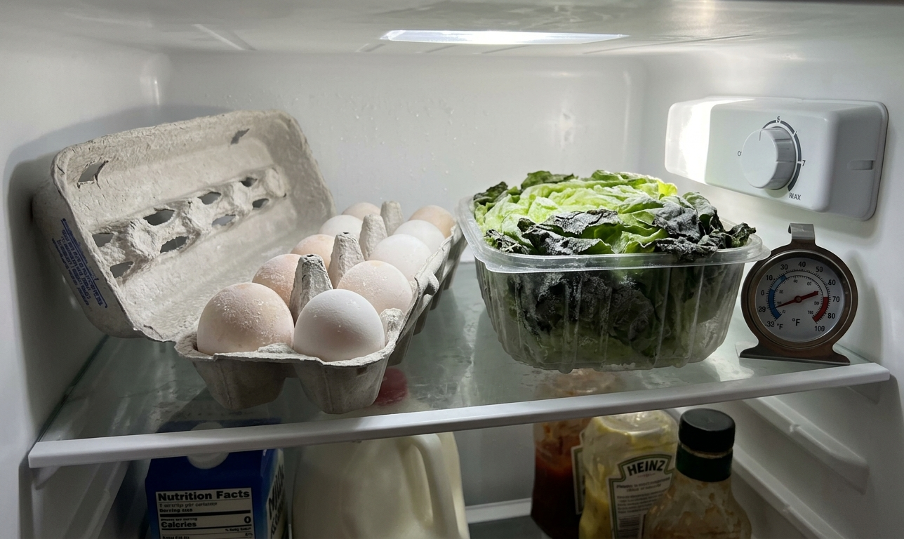 Why Your Refrigerator Is Freezing Food Instead of Cooling It