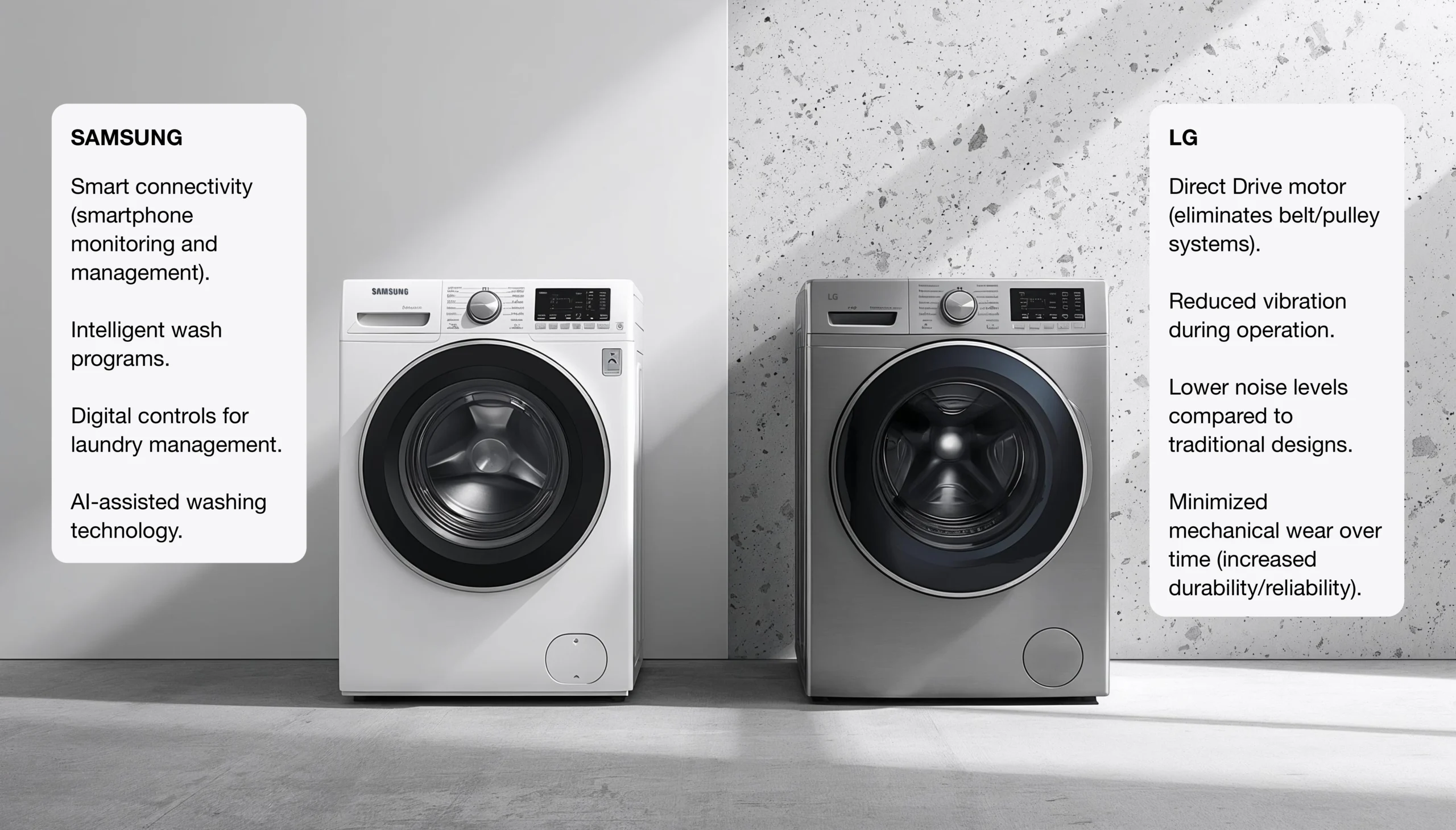 Features Lg or samsung