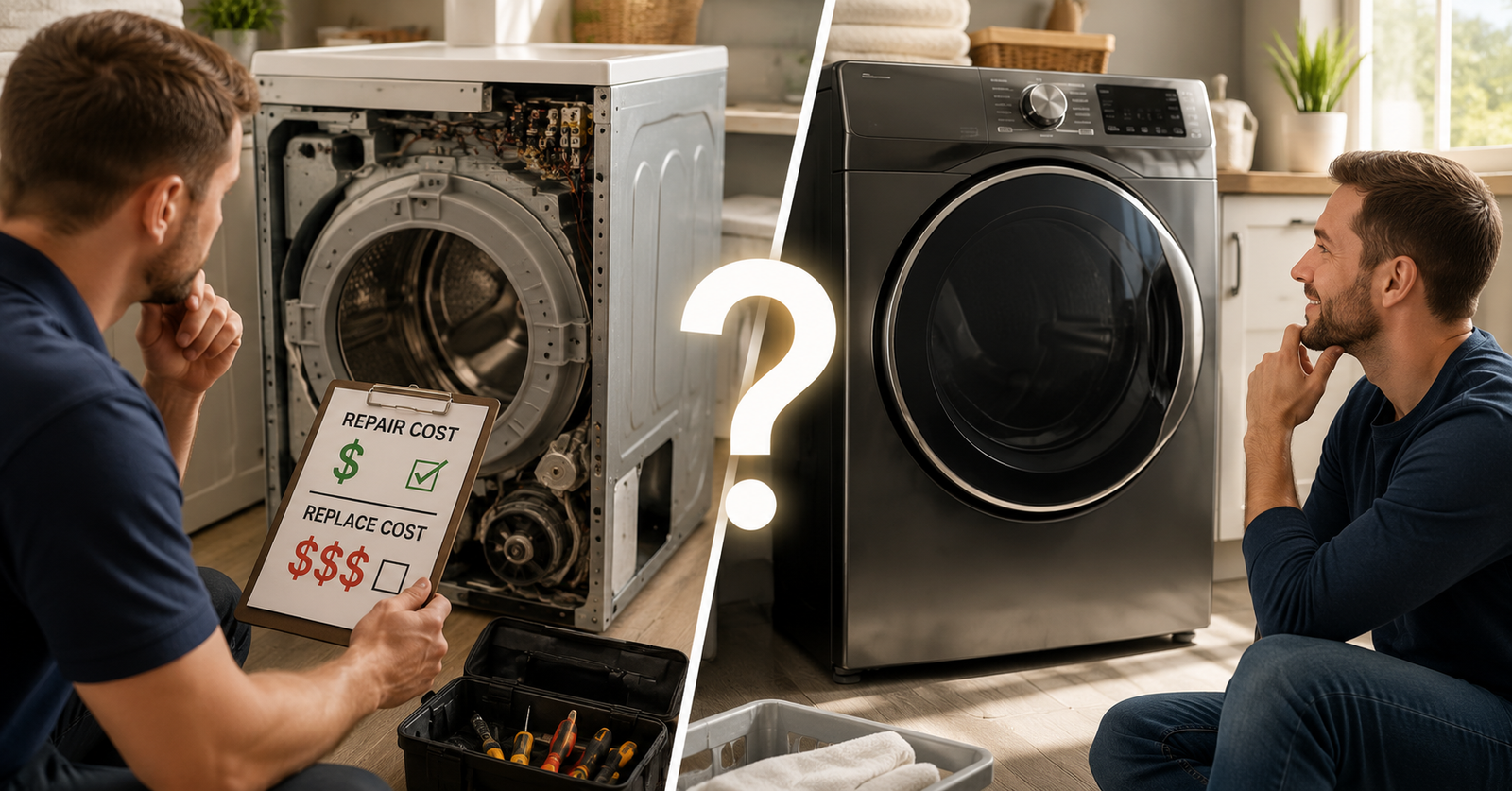 Dryer Repair vs Replace