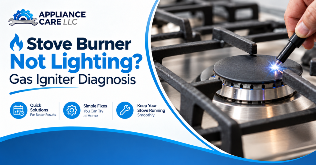 Stove Burner Not Lighting