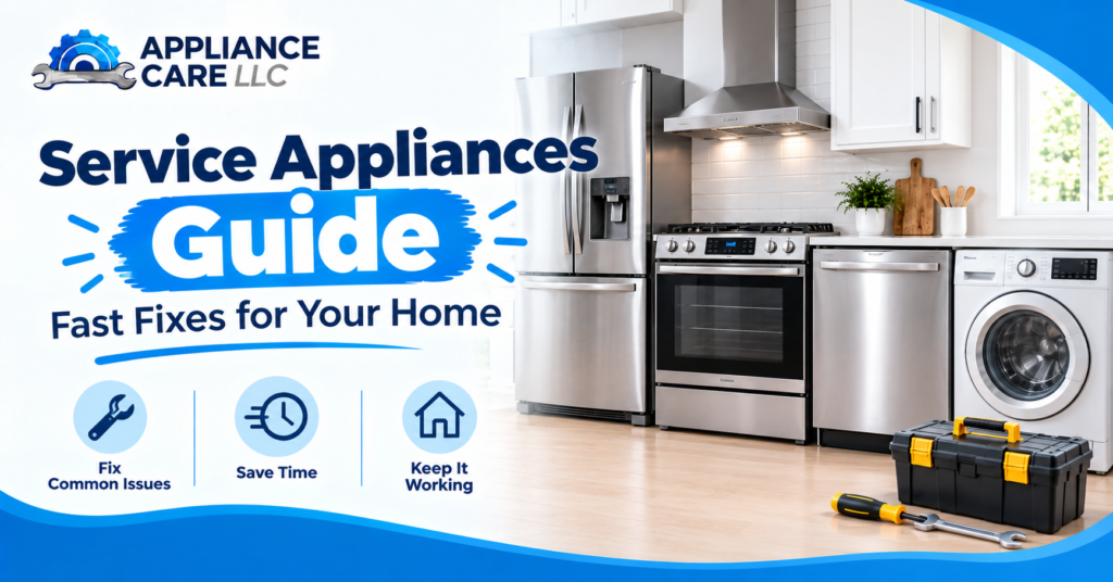 Service Appliances Guide: Fast Fixes for Your Home