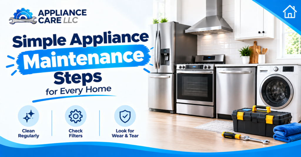 Simple Appliance Maintenance Steps for Every Home
